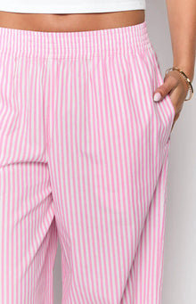 Mahalia Pants | Pink Stripe