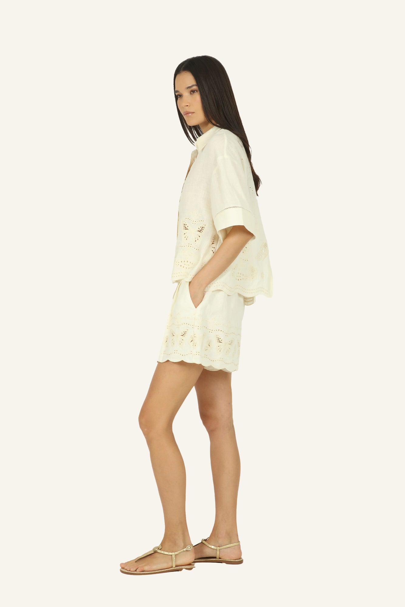 Marlene Top | Antique Creme