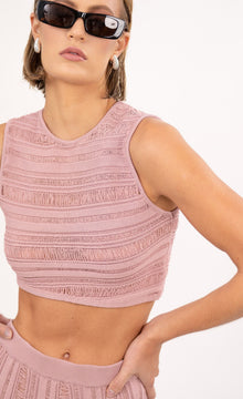Jasmine Crop | Mauve