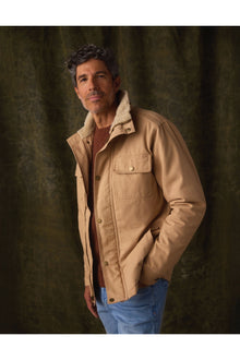 Men | Canvas Chore Coat | Camel