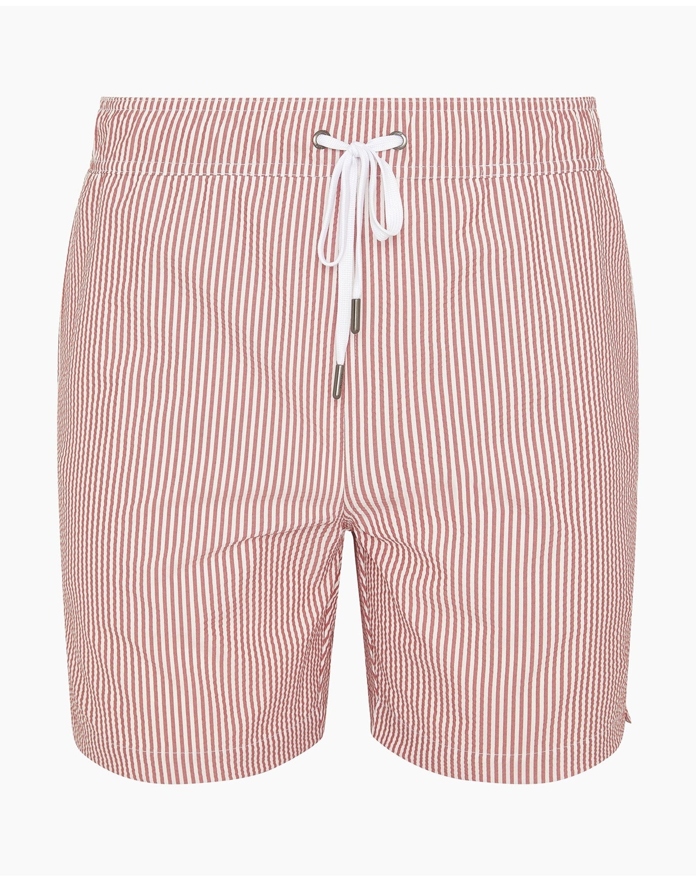 Men | Classic Seersucker Swim Short 7" | Cherry