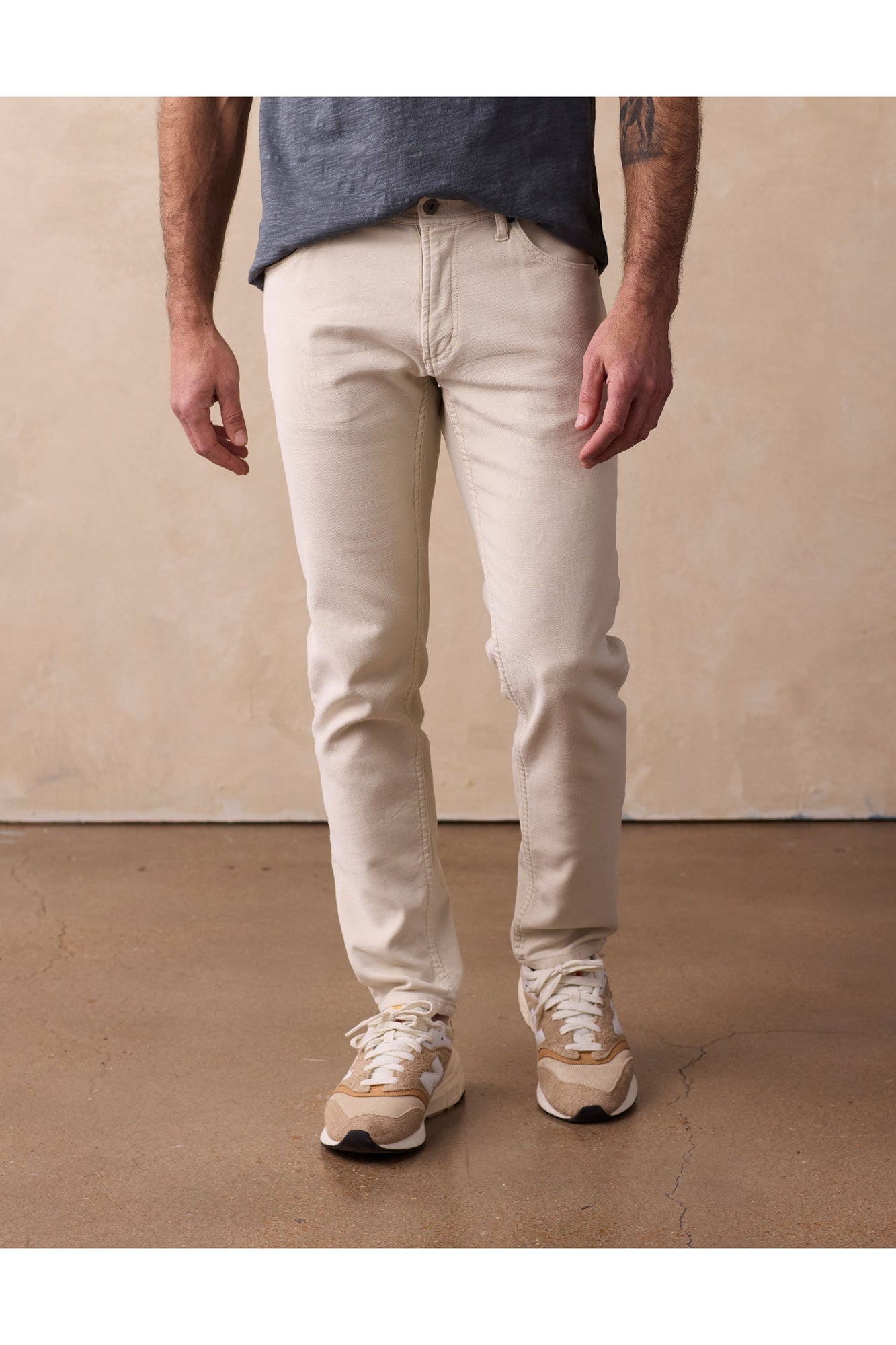 Men | Comfort Terry Pant | Stone