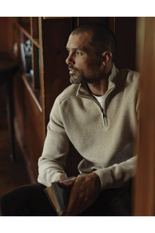 Men | Cooper's Landing Quarterzip | Oatmeal