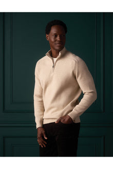 Men | Cooper's Landing Quarterzip | Oatmeal