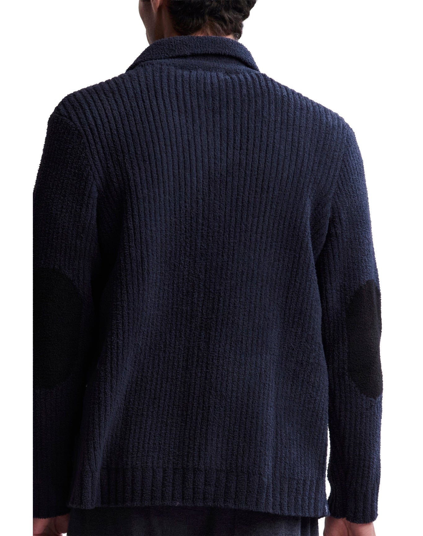 Men | Cozychic Elbow Patch Cardi | Indigo