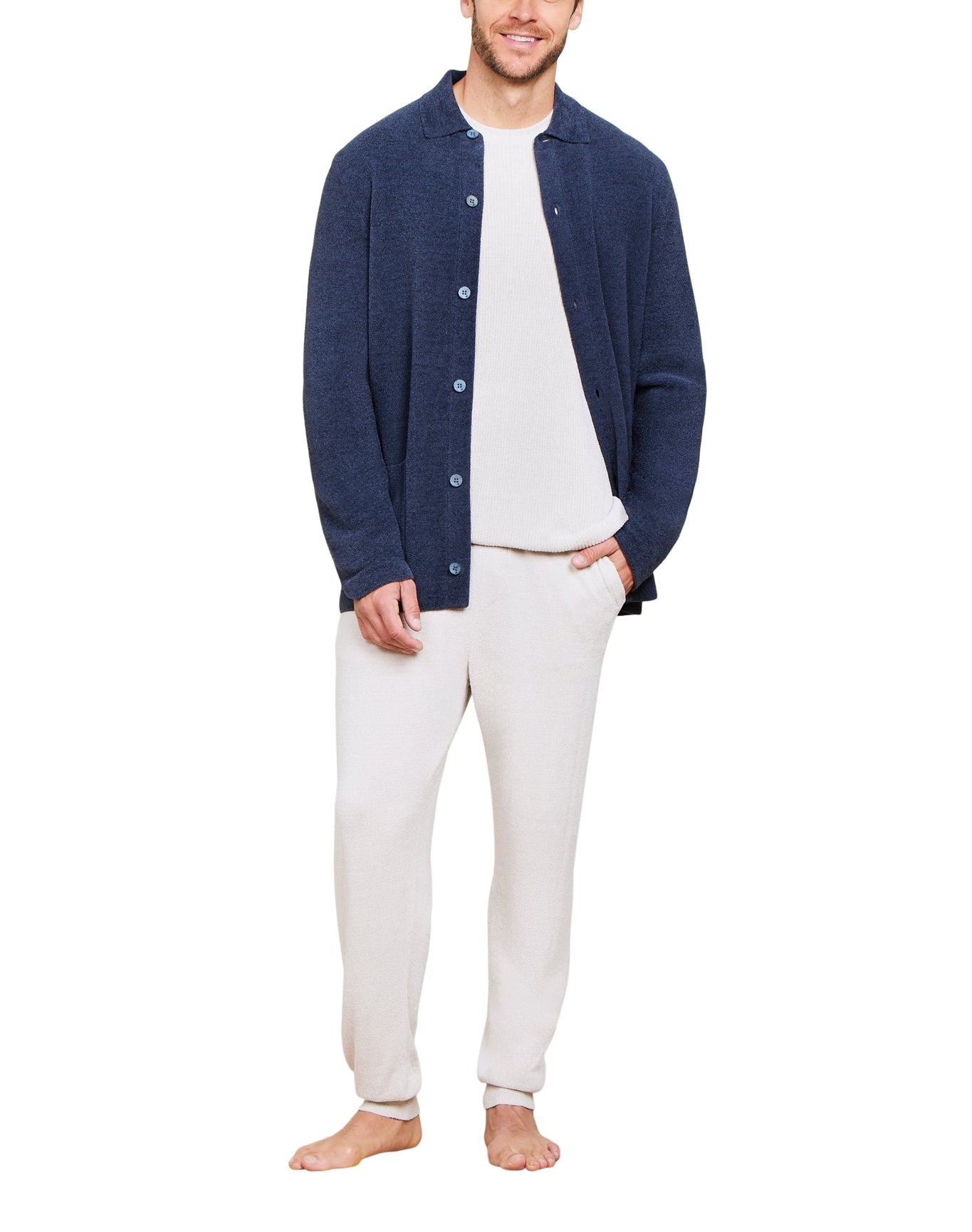 Men | Cozychic Ultra Lite Button Down Cardi | Indigo