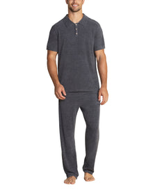 Men | Cozychic Ultra Lite Short Sleeve Polo | Coal