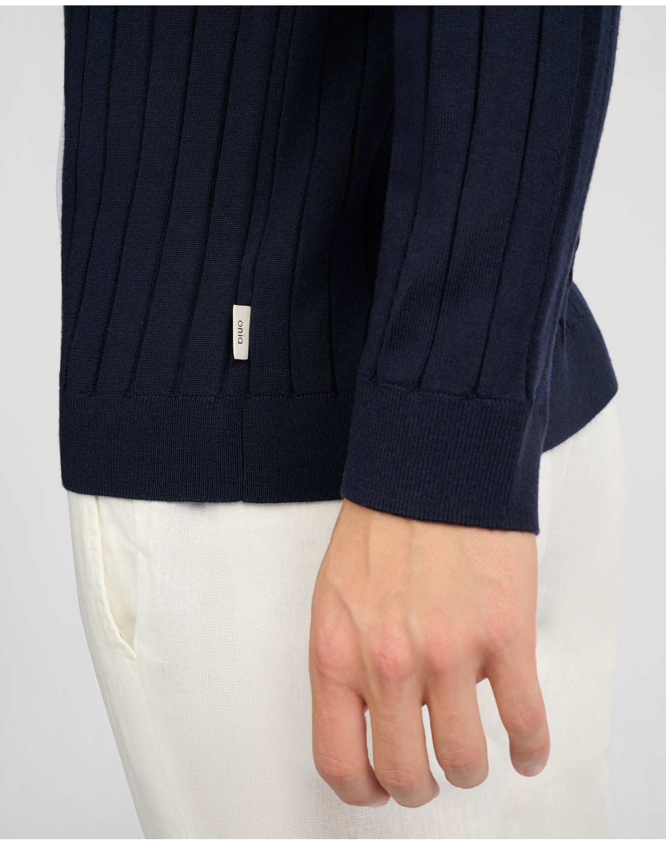 Men | Extra Fine Merino Wool Crewneck Sweater | Midnight