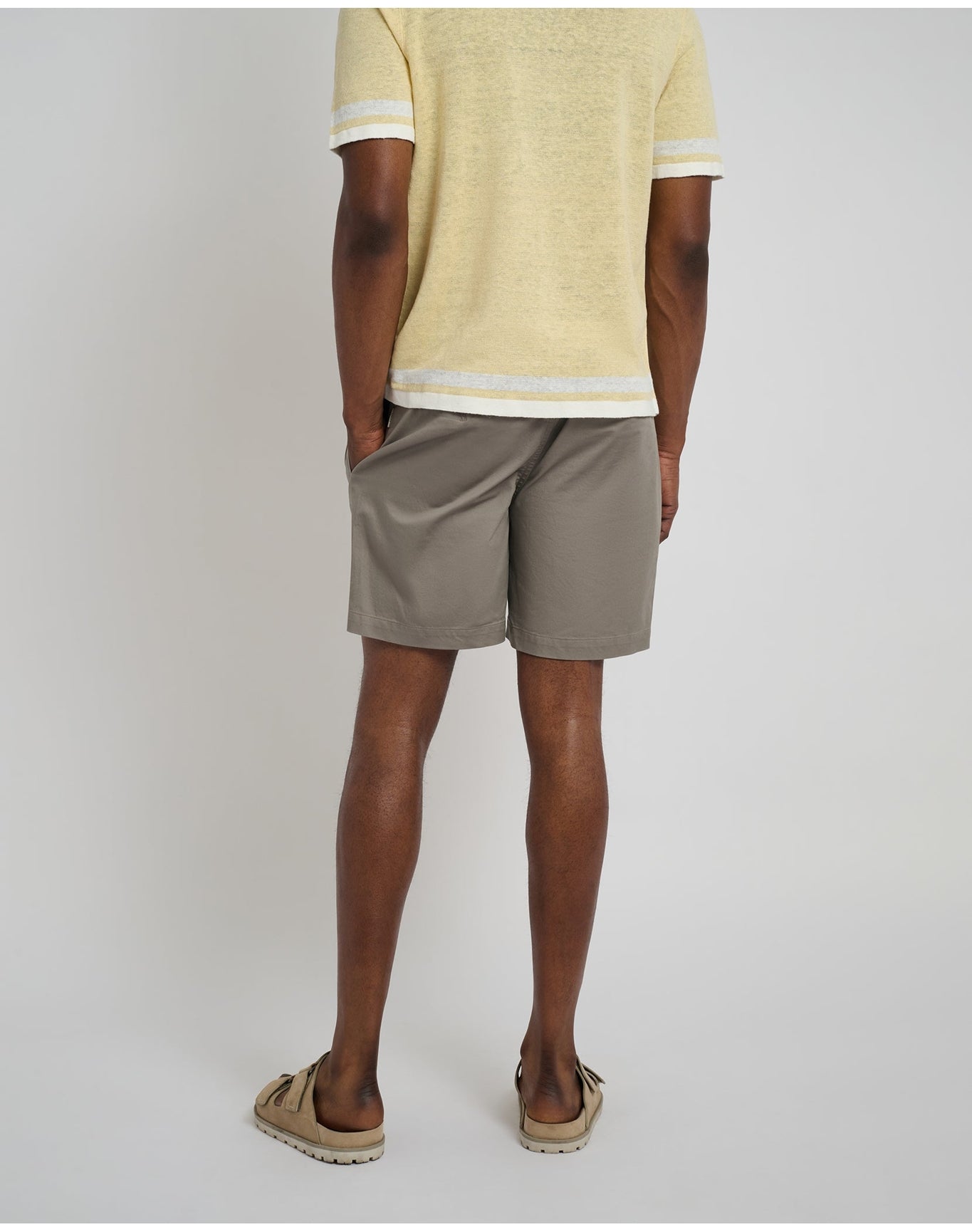 Men | Garment Dye Cotton Drawstring Short | Cinder