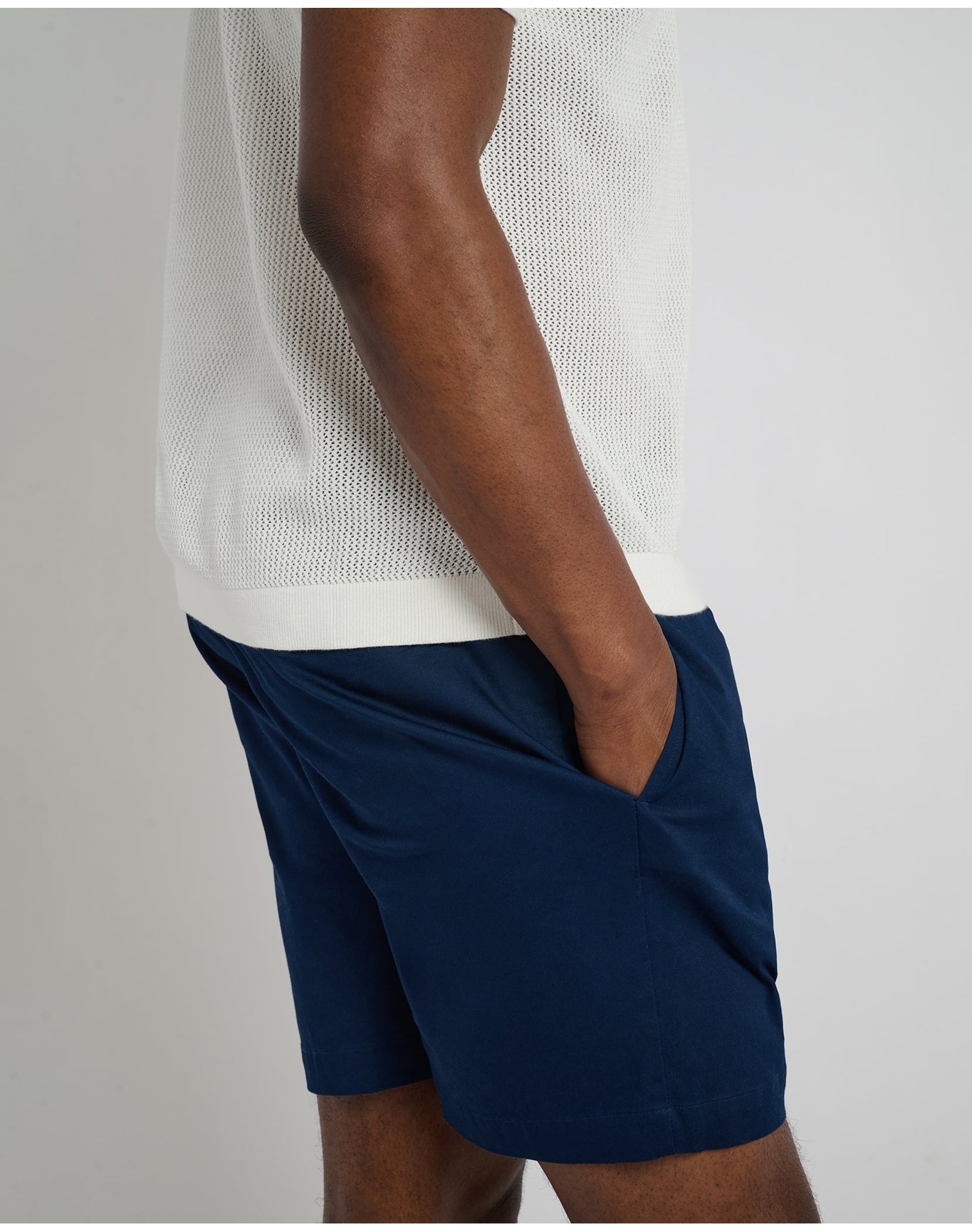 Men | Garment Dye Cotton Drawstring Short | Deep Navy