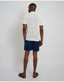 Men | Garment Dye Cotton Drawstring Short | Deep Navy