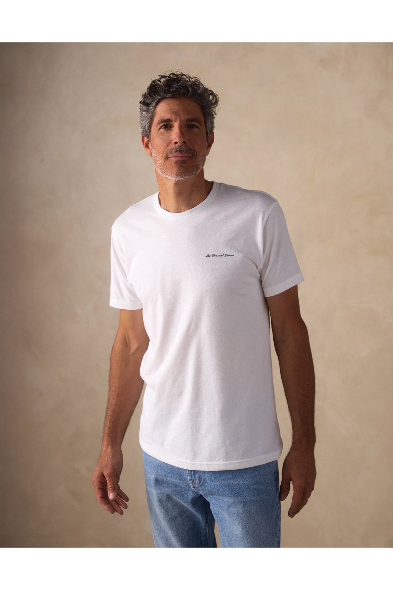 Men | Illustrated Bear Tee | White