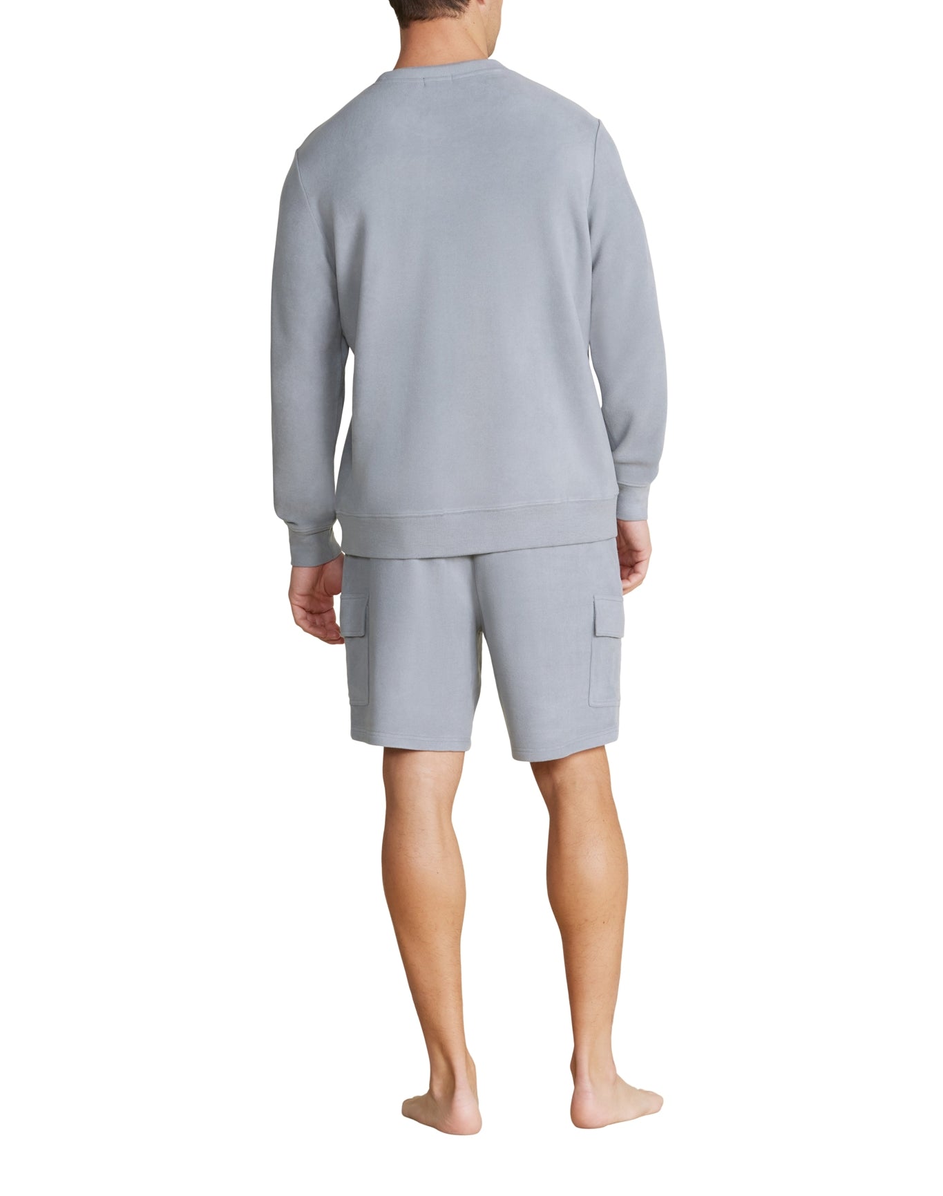Men | MC Brushed Fleece Cargo Short | Moonbeam