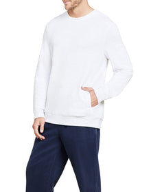 Men | MC French Terry Pullover | He White