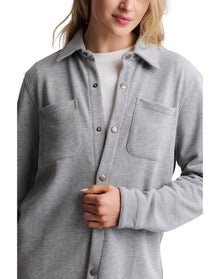 Men | MC French Terry Shacket | He Gray