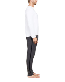 Men | MC Seamed Long Sleeve | White