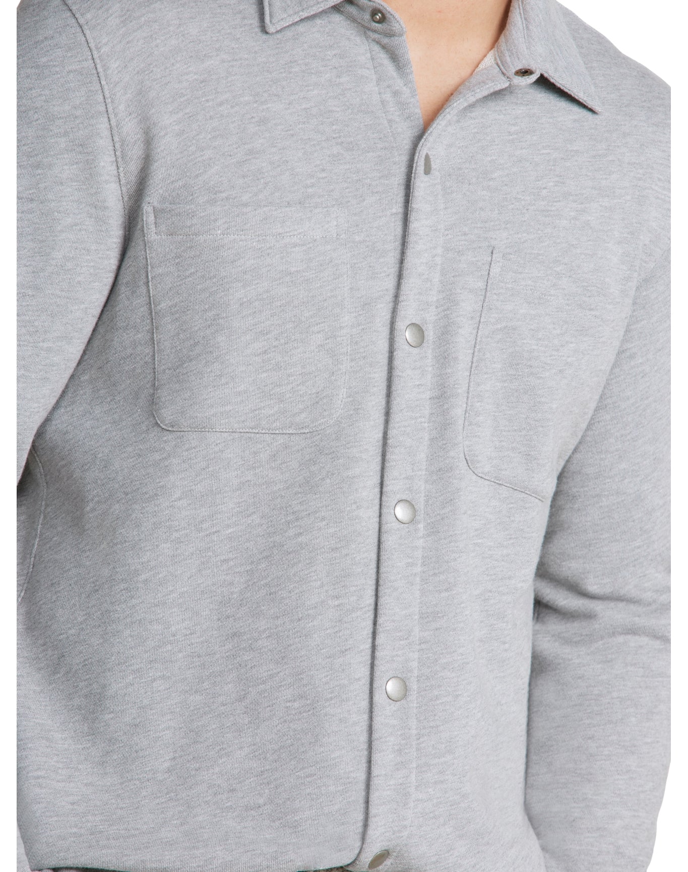 Men | MC s French Terry Jogger With Woven Placket | He Gray