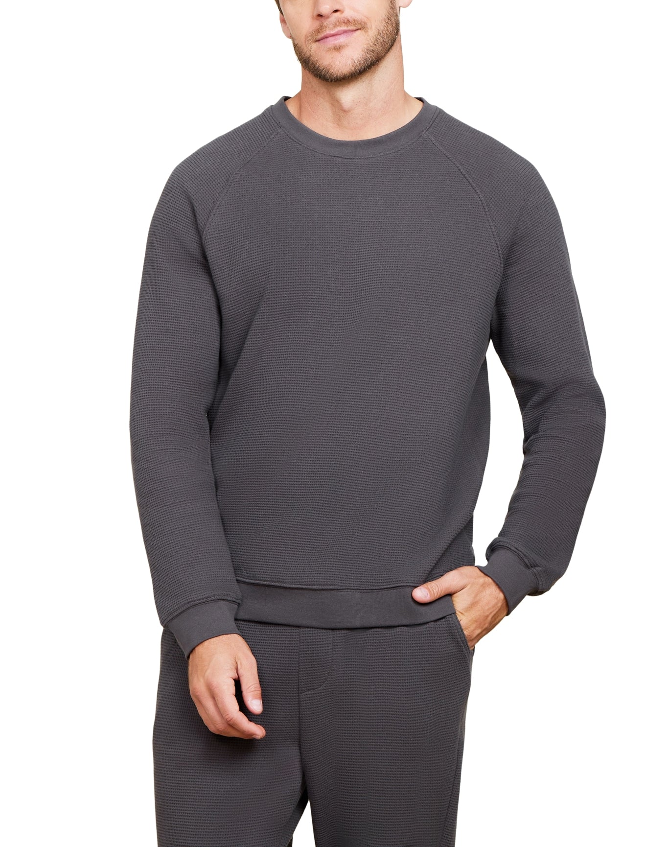 Men | MC s Waffle Knit Jogger | Carbon