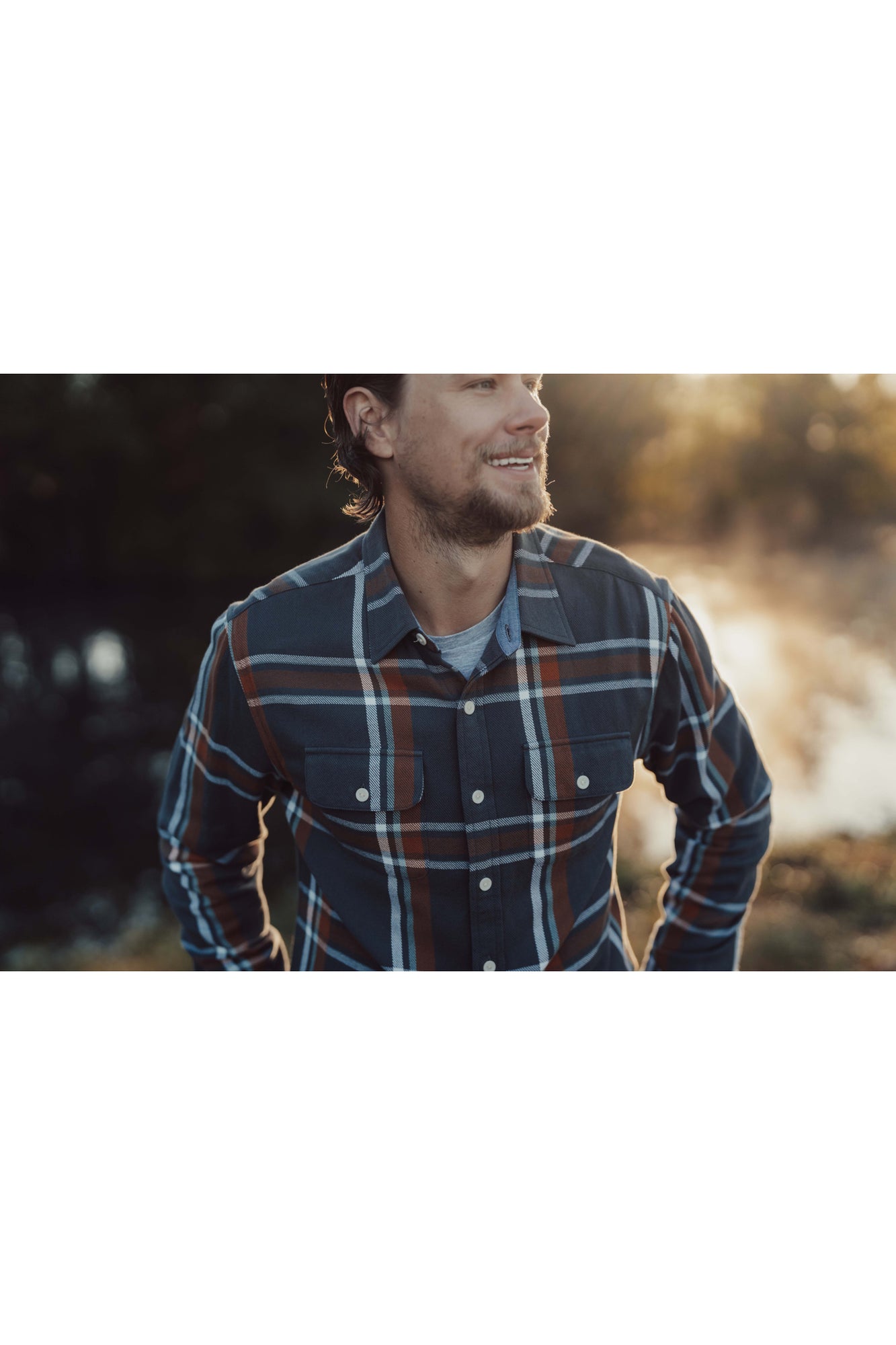 Men | Mountain Overshirt | Charcoal Plaid