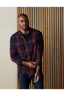 Men | Mountain Overshirt | Garnet Plaid