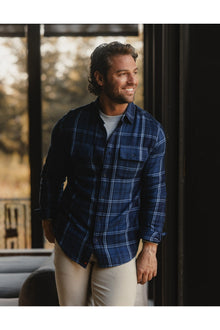 Men | Mountain Overshirt | Indigo Plaid