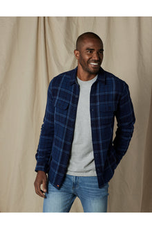 Men | Mountain Overshirt | Indigo Plaid