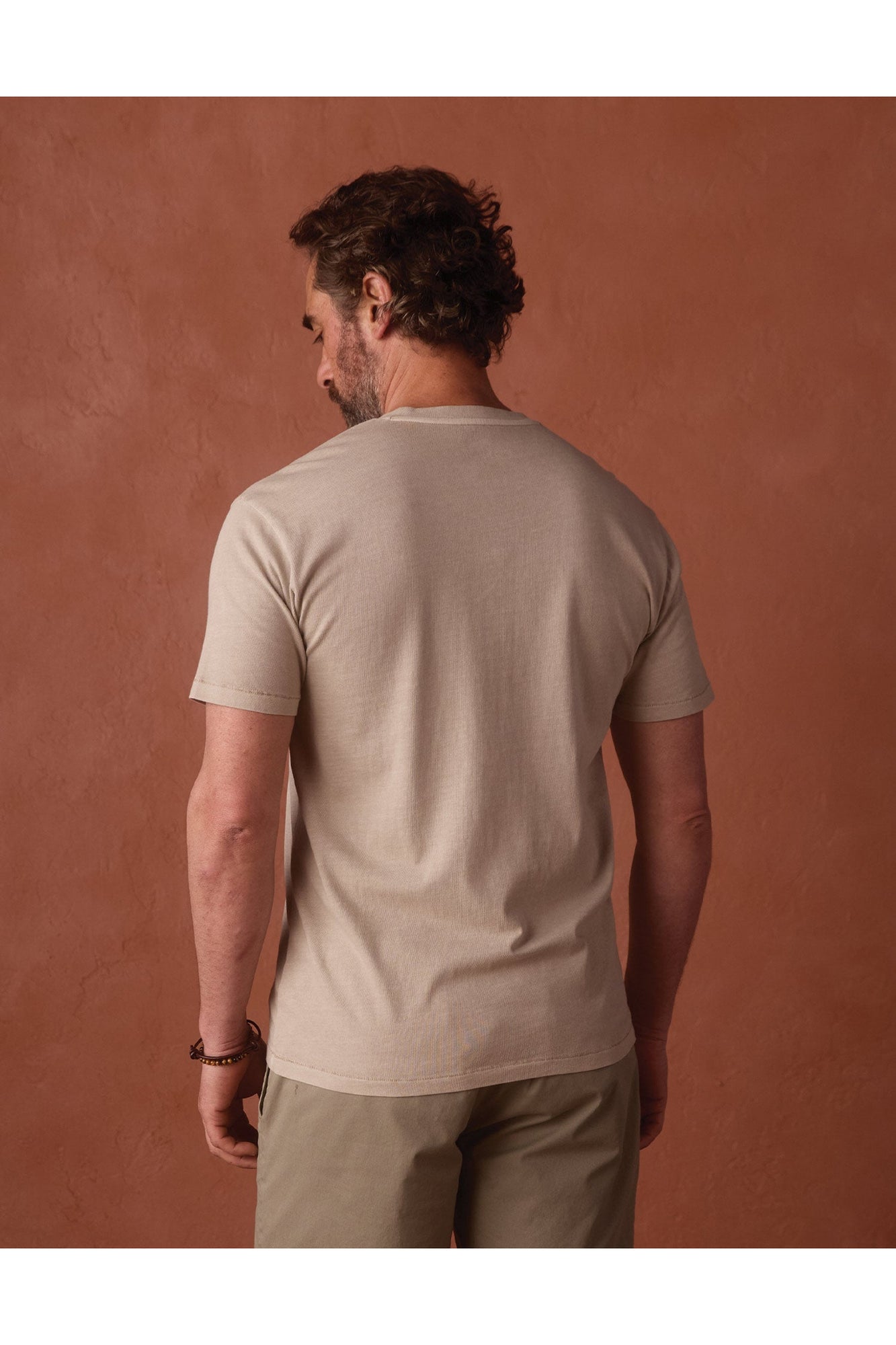 Men | Normal Jersey Henley | Pumice