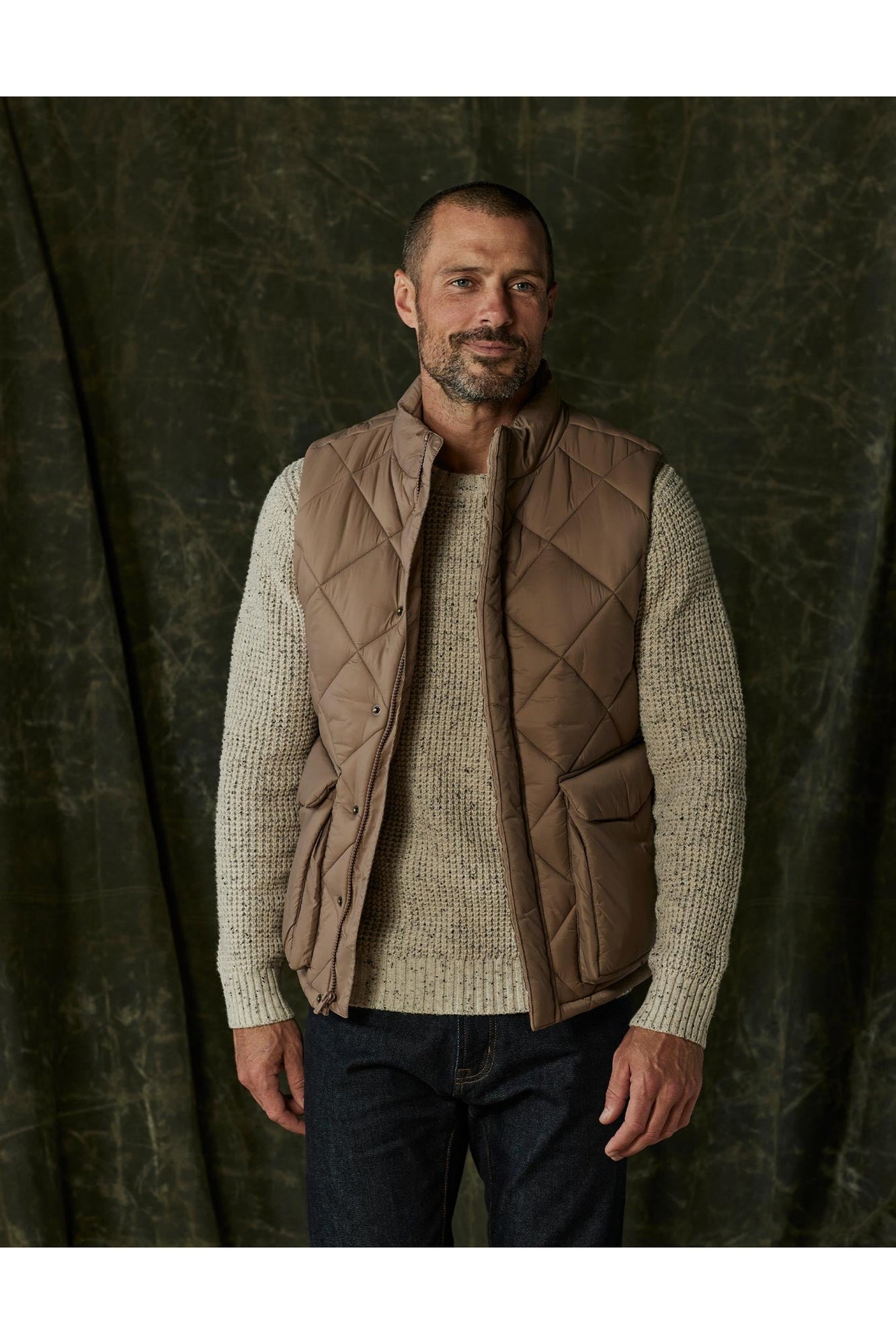 Men | Parker Vest | Pine Bark