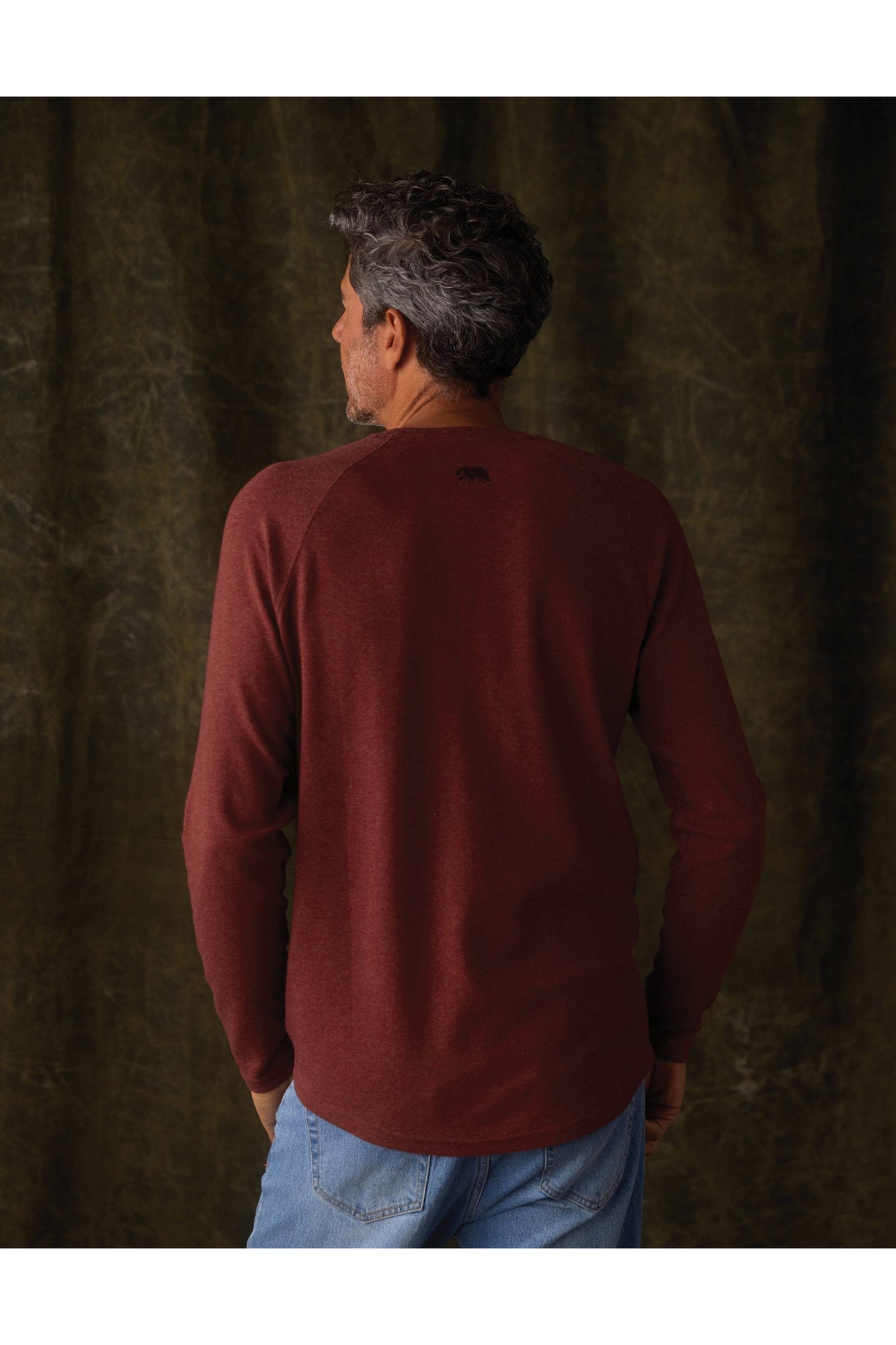 Men | Puremeso Everyday Henley | Redwood