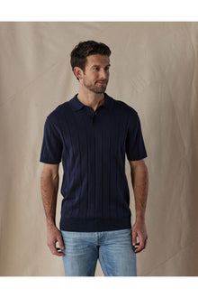 Men | Robles Rib Stitch Polo | White