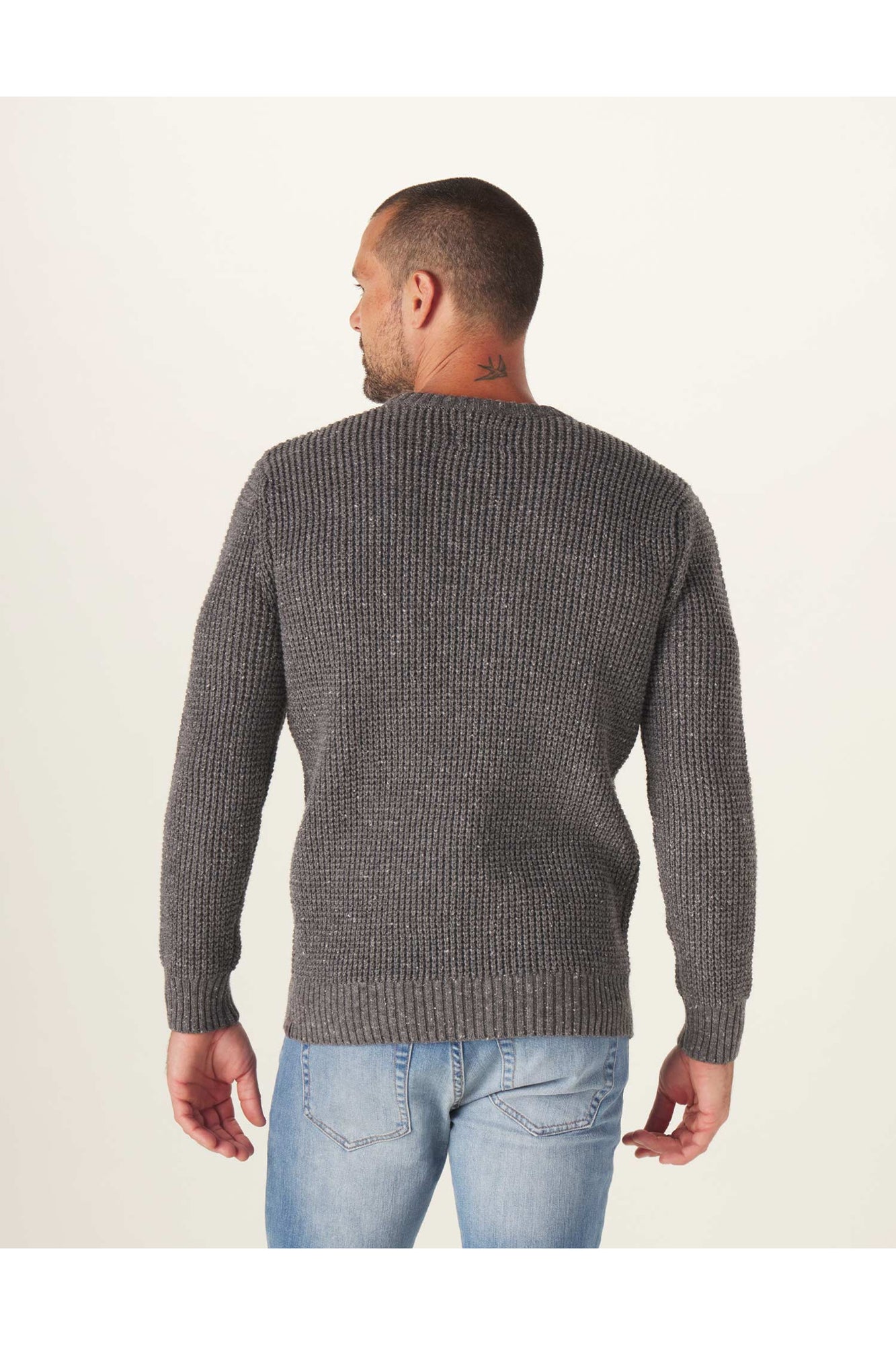 Men | Seawool Nep Crew | Grey