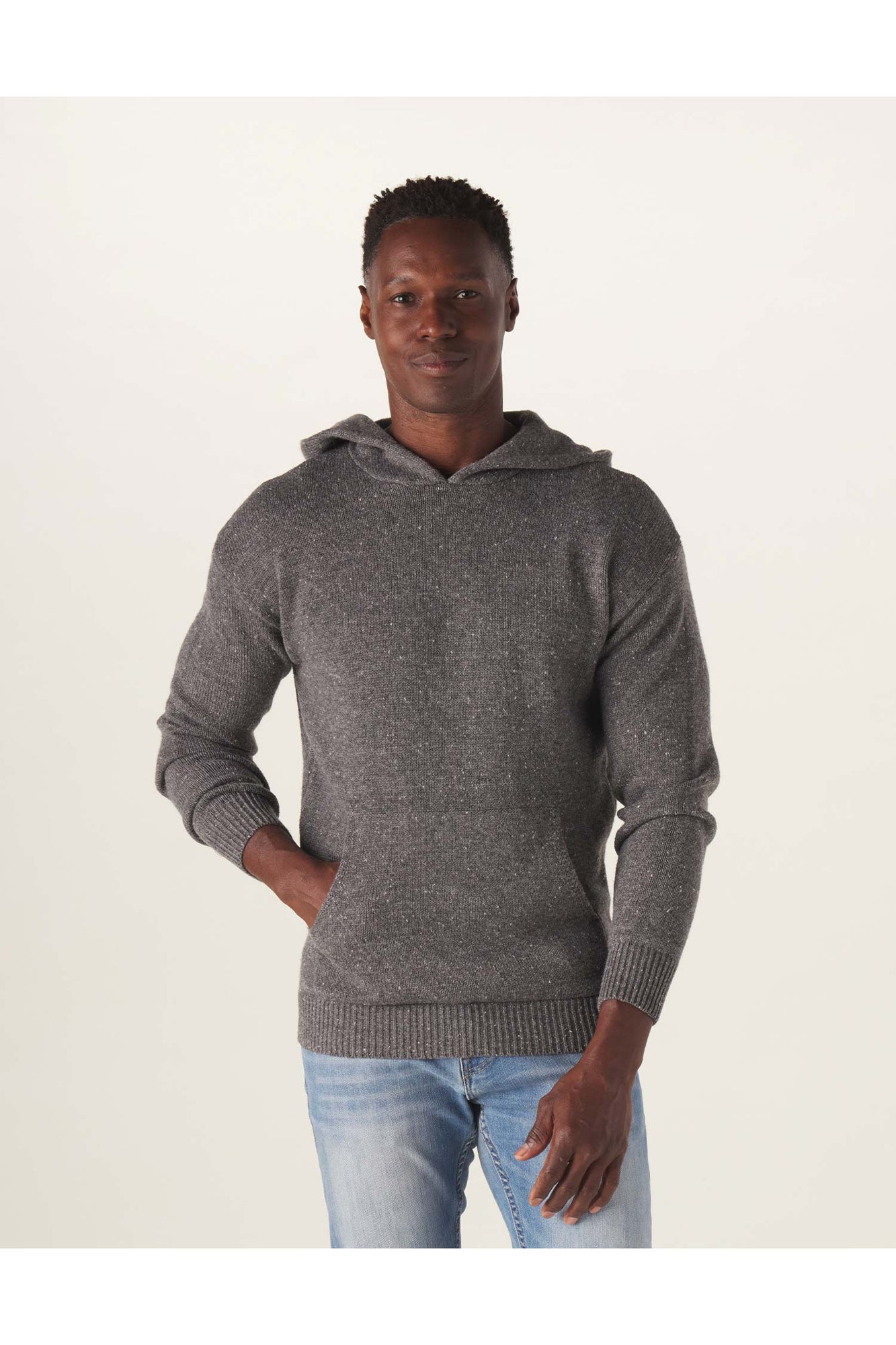 Men | Seawool Nep Hoodie | Grey