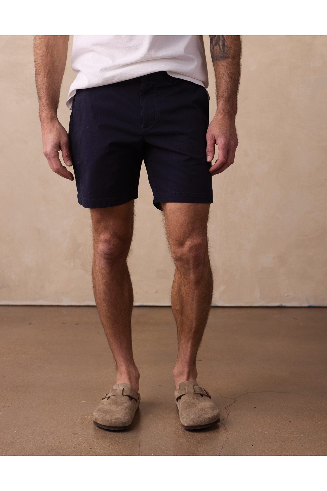Men | Stretch Chino Short | Navy
