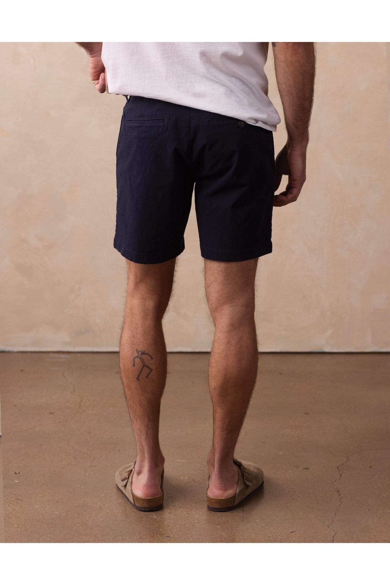 Men | Stretch Chino Short | Navy