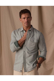 Men | Textured Knit Shirt | Juniper