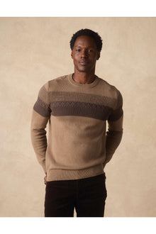 Men | Tom Stripe Crew | Jute