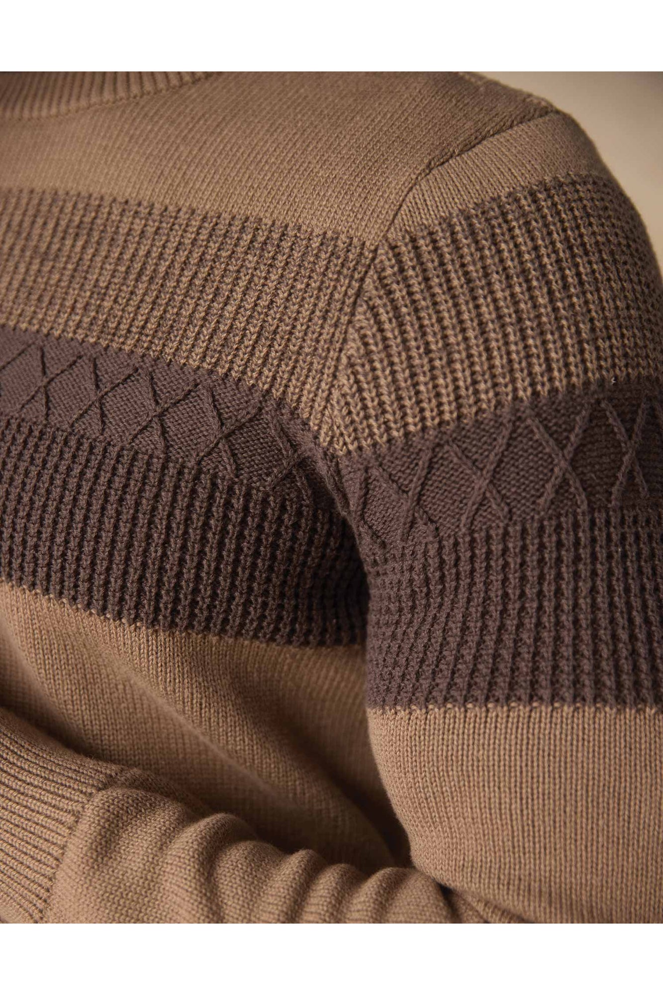 Men | Tom Stripe Crew | Jute