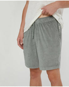 Men | Towel Terry Pull On Short | Sage