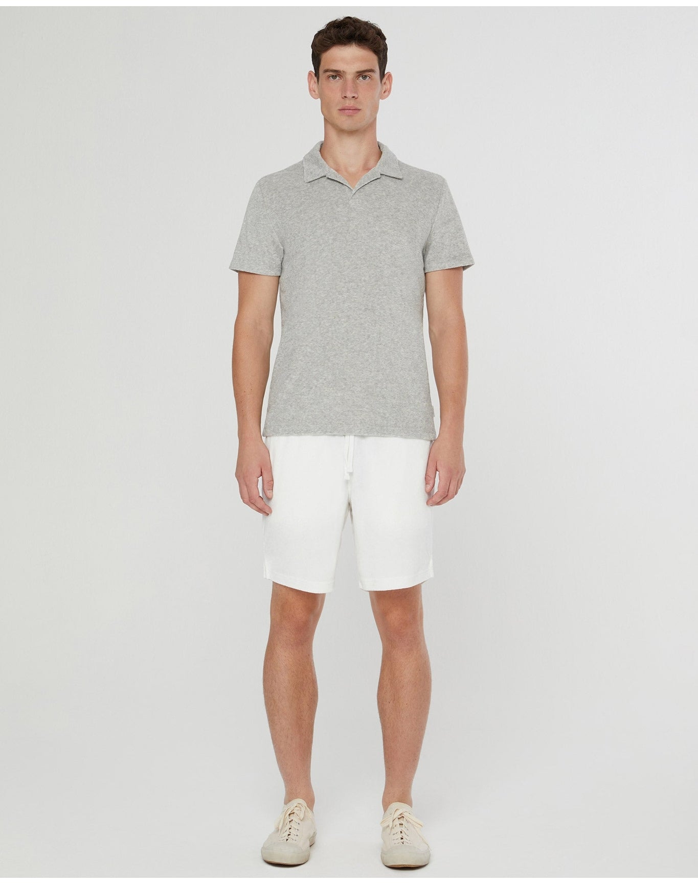 Men | Towel Terry Pull On Short | White