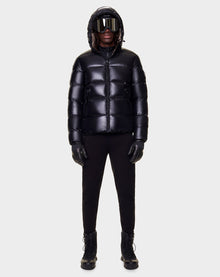 Men | CARTER Reversible Down Puffer | Metallic Chocolate