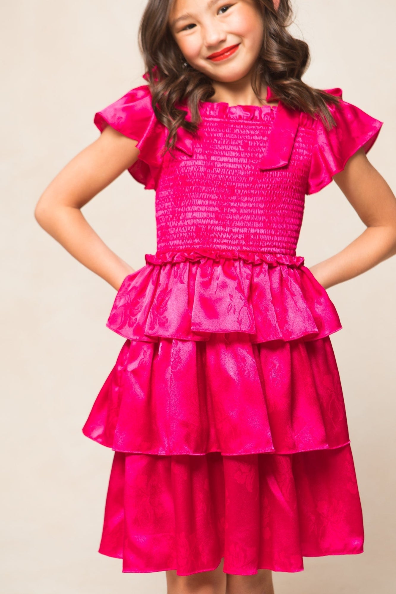 Girls | Mini Alana Dress | Pink