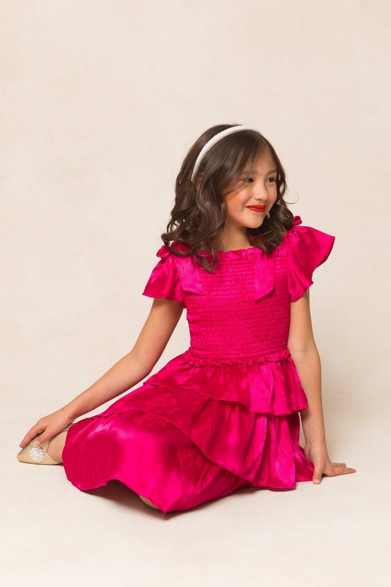 Girls | Mini Alana Dress | Pink