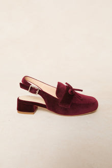 Girls | Mini Ivy Bow Loafer | Red