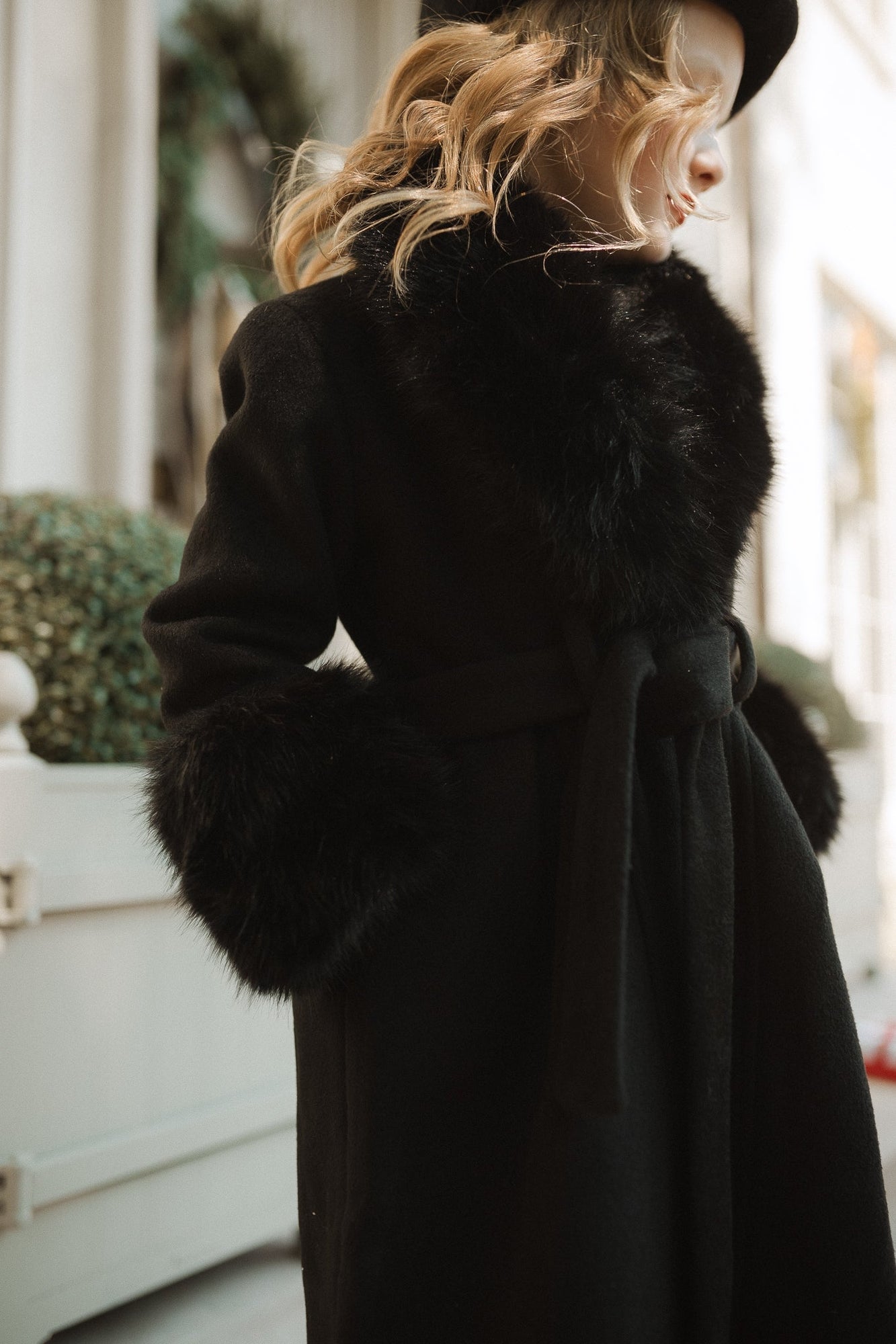 Girls | Mini Pookie Coat | Black