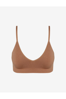 Minimalist V-Bralette | Cocoa