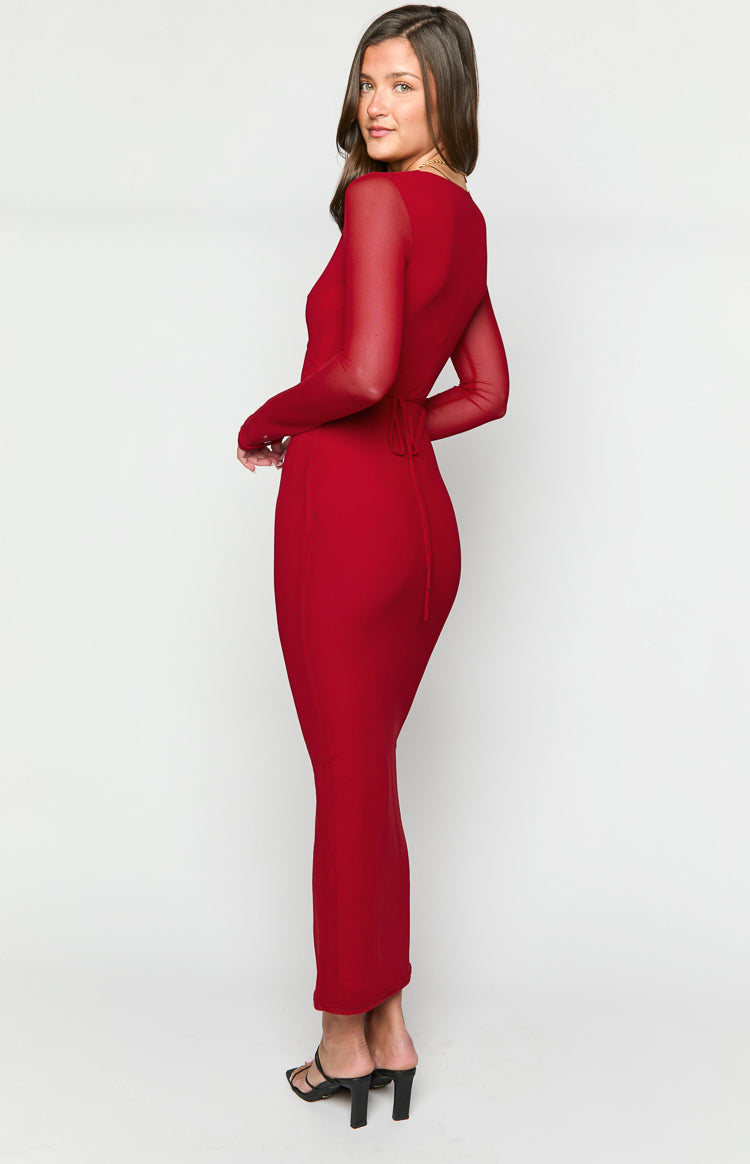 Monni Maxi Dress | Red
