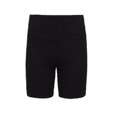 Midi Bike Short | Black Crochet