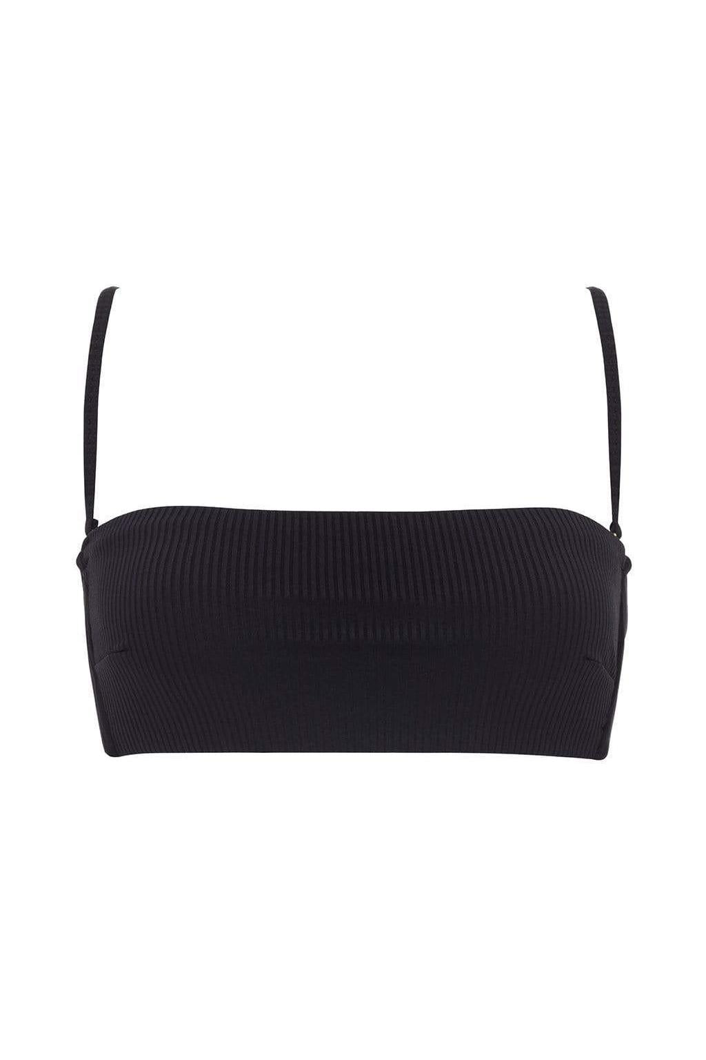 Summer Bikini Top | Black Rib