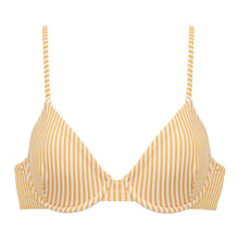 Dainty Bikini Top | Canary Stripe