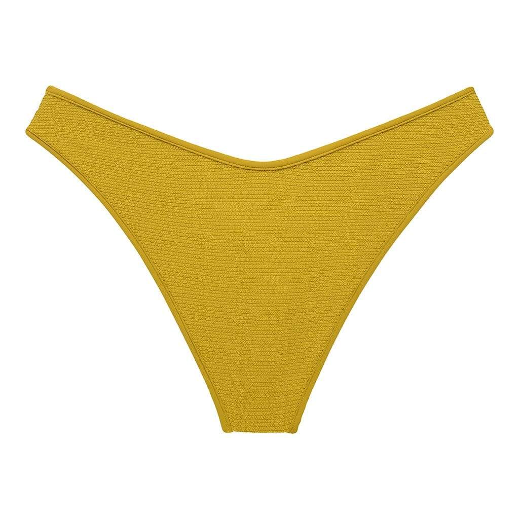 Lulu Bikini Bottom | Key Lime Micro Scrunch